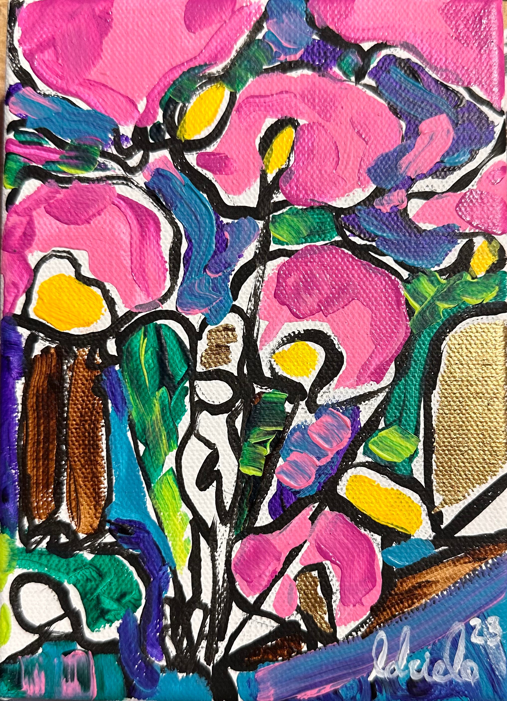 "Entre las flores"