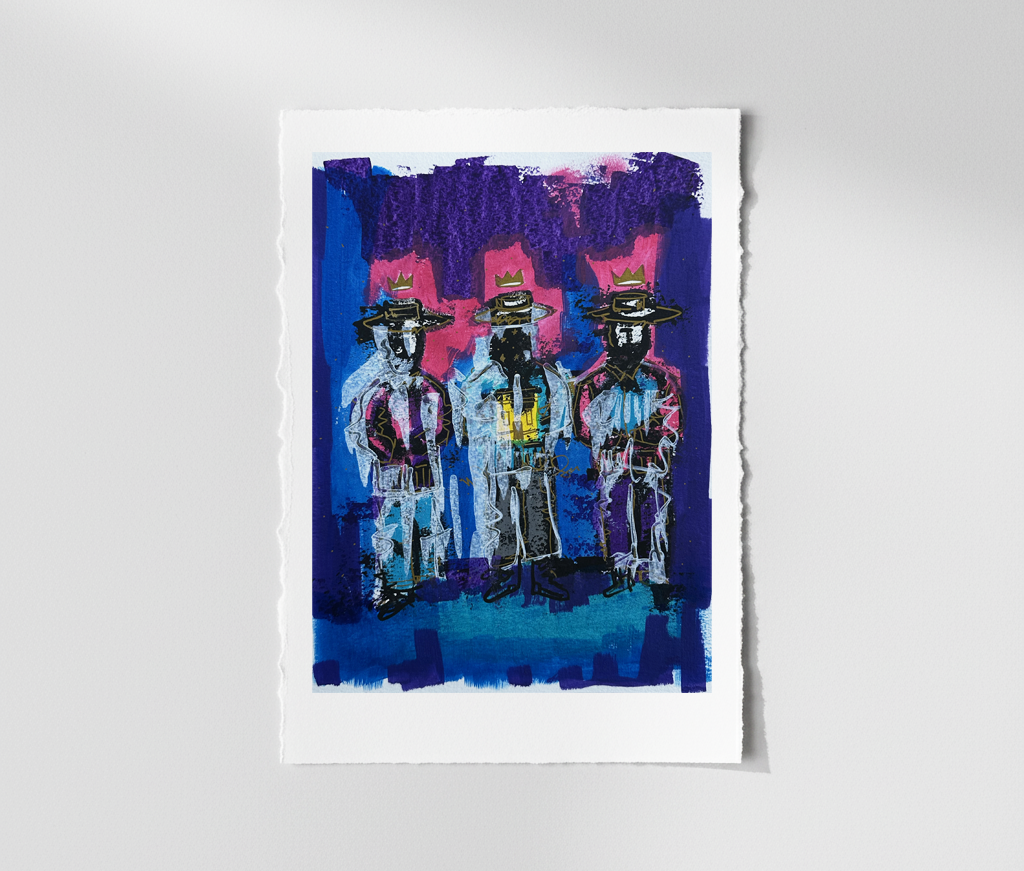 "Tres Santos Reyes Jíbaros" (Print)