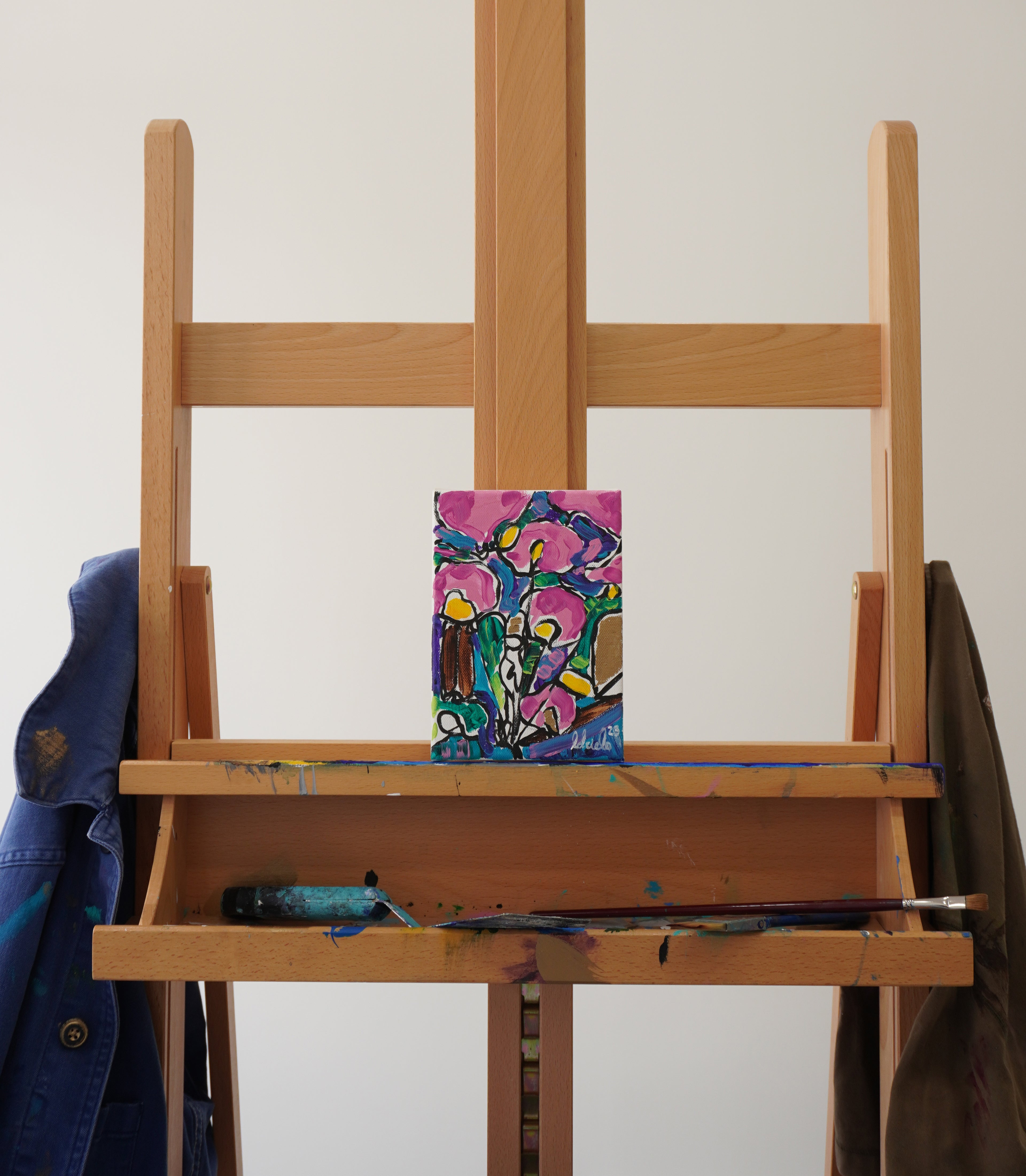 "Entre las flores"